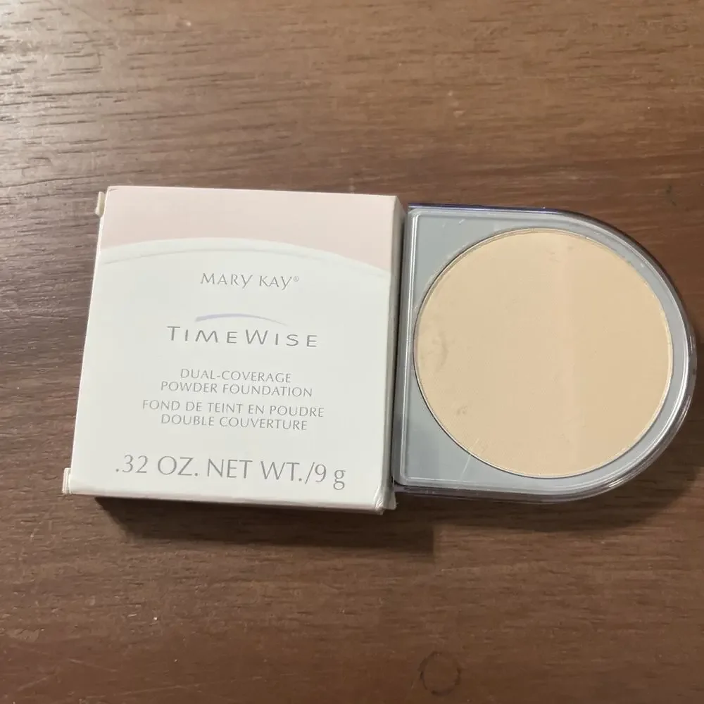 Mary Kay Timewise Dual Coverage Powder Foundation IVORY 100 NIB 3879 NOS